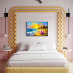 Ocean Spray Abstraction | Eclectic Wall Art Poster (UNFRAMED) Mami Makes Art