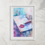 Crowned in Light No. 6 | Eclectic Wall Art Poster (UNFRAMED) Mami Makes Art