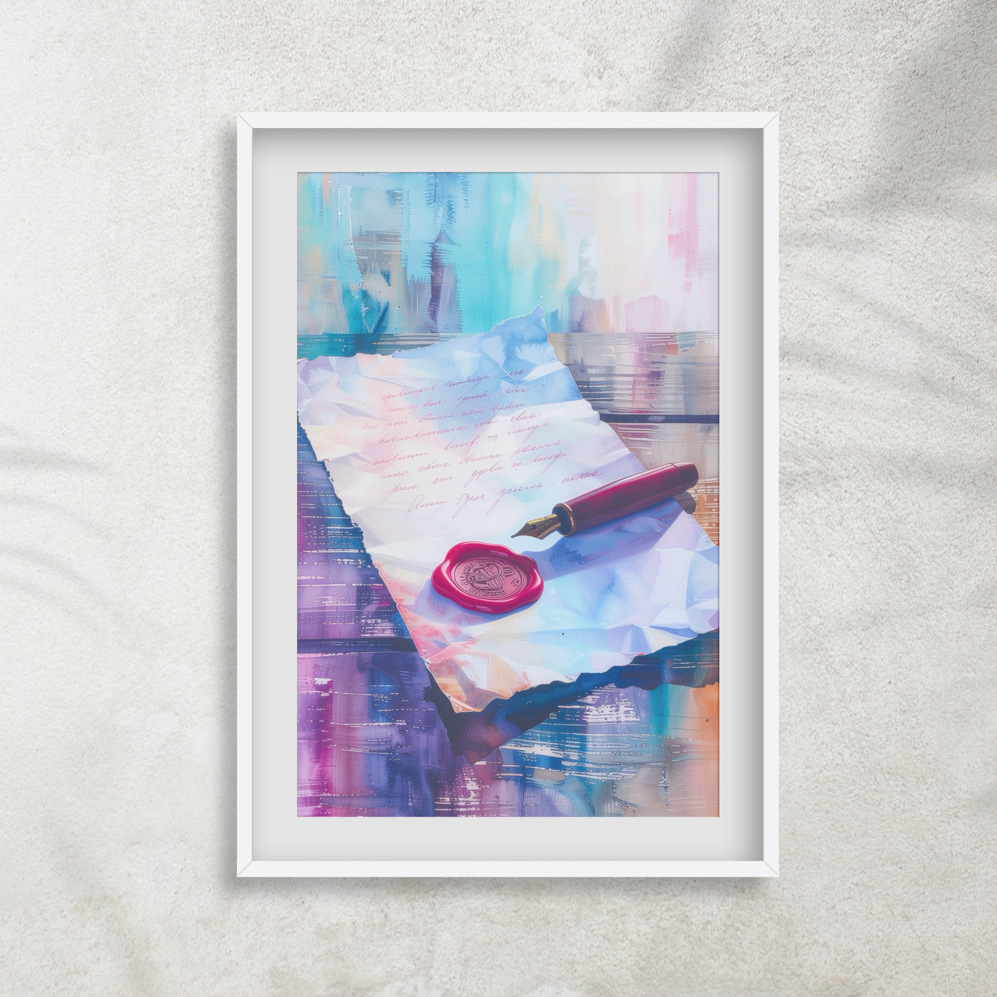 Crowned in Light No. 6 | Eclectic Wall Art Poster (UNFRAMED) Mami Makes Art