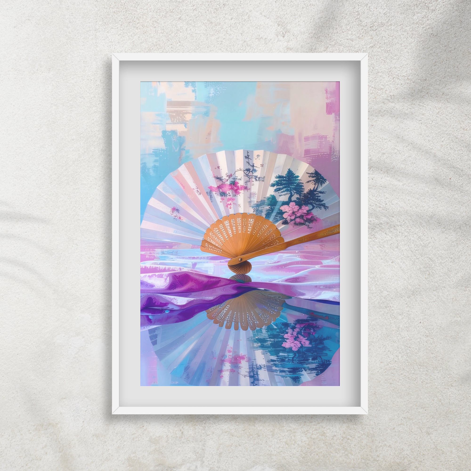 Vintage Fan Art Print | Rococo Still Life Poster | Marie Antoinette Inspired Decor