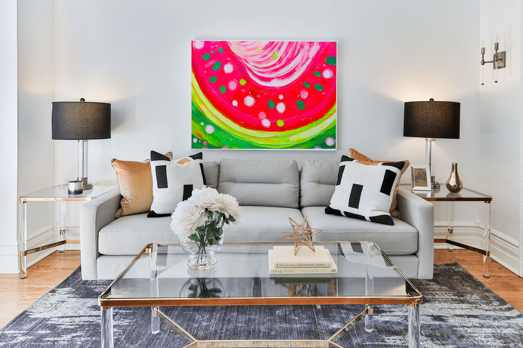 Watermelon Burst | Eclectic Wall Art Poster (UNFRAMED) Mami Makes Art