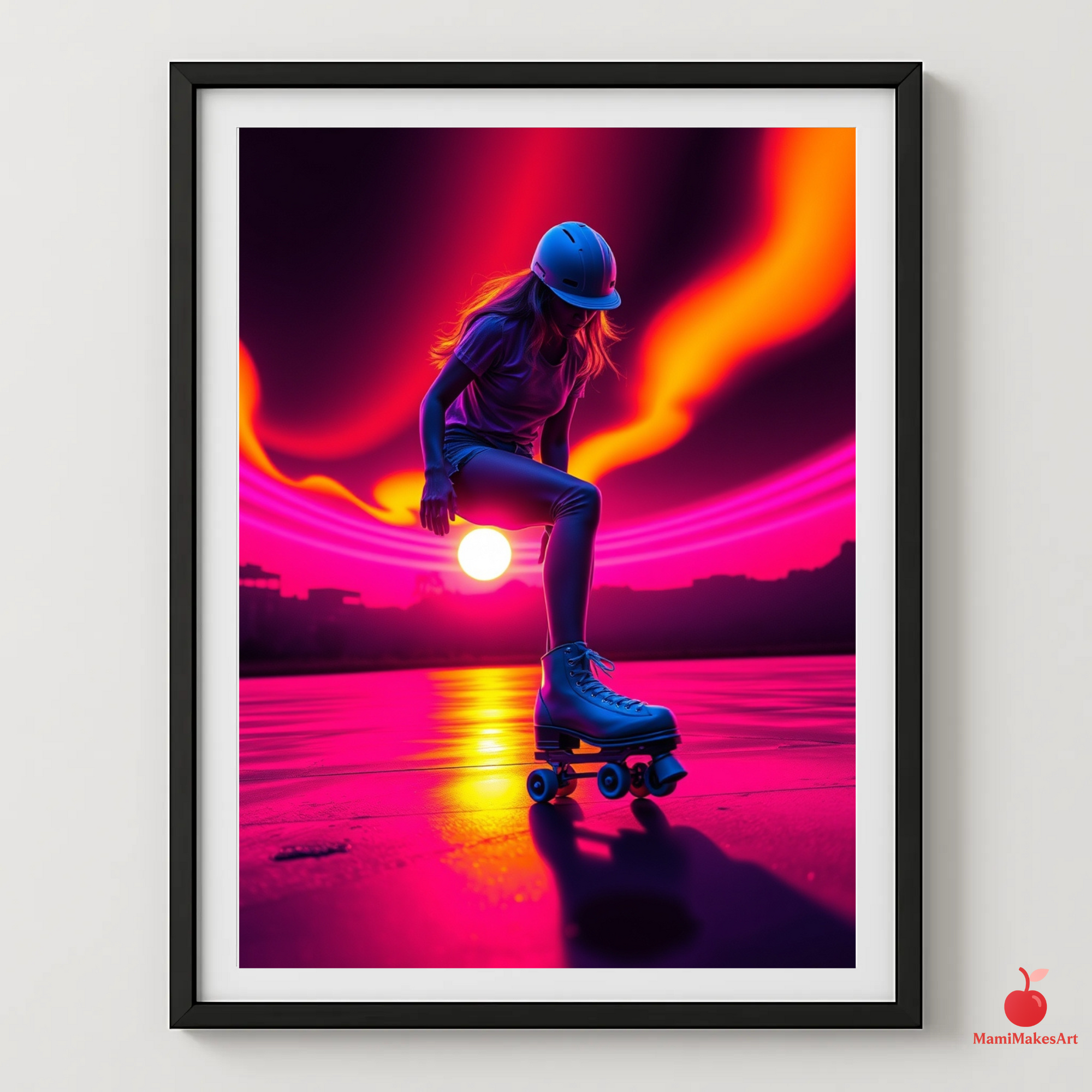 Identity Fire | Eclectic Wall Art Poster (UNFRAMED) Mami Makes Art