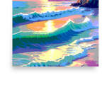 Salt Air Symphony | Eclectic Wall Art Poster (UNFRAMED) Mami Makes Art