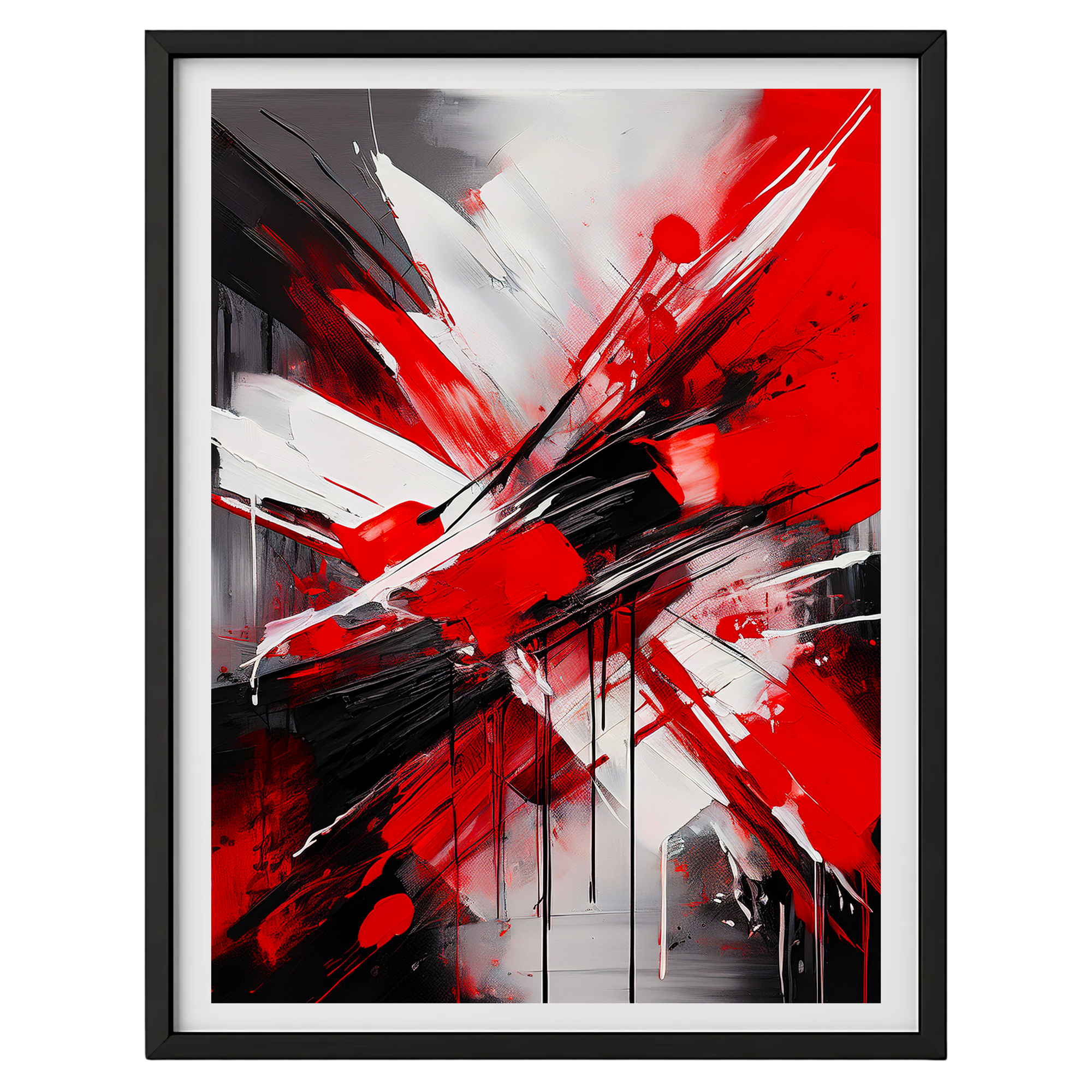 Graffiti Abstract Art Print | Maximalist Expressionist Poster | Modern Urban Wall Decor