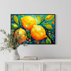 Lemonade Static – Vibrant Citrus Burst Summer Print Mami Makes Art