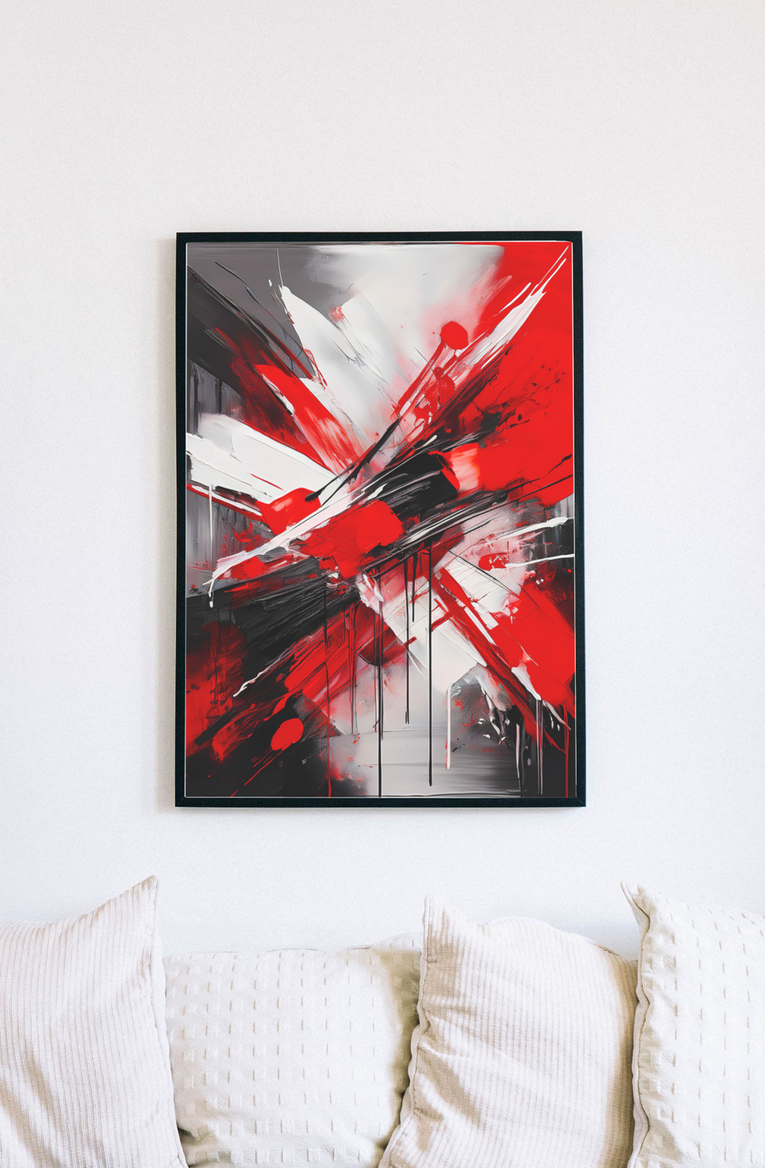 Graffiti Abstract Art Print | Maximalist Expressionist Poster | Modern Urban Wall Decor