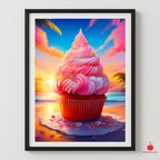 Lollipop Labyrinth | Eclectic Wall Art Poster (UNFRAMED) Mami Makes Art