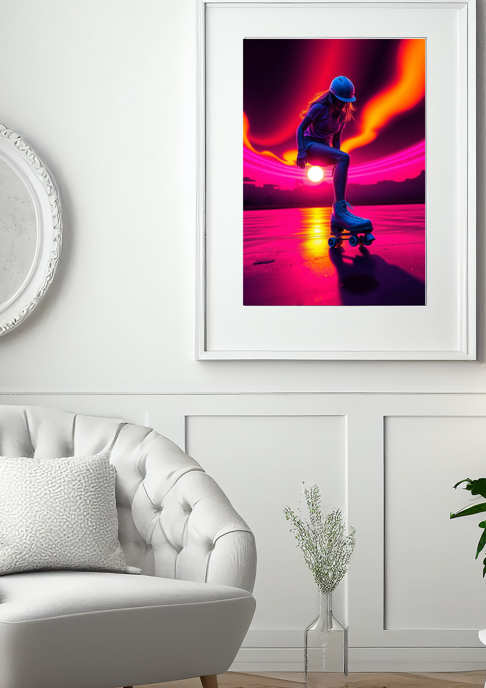 Identity Fire | Eclectic Wall Art Poster (UNFRAMED) Mami Makes Art