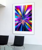 Abstract Light Burst | Eclectic Wall Art Poster (UNFRAMED) Mami Makes Art